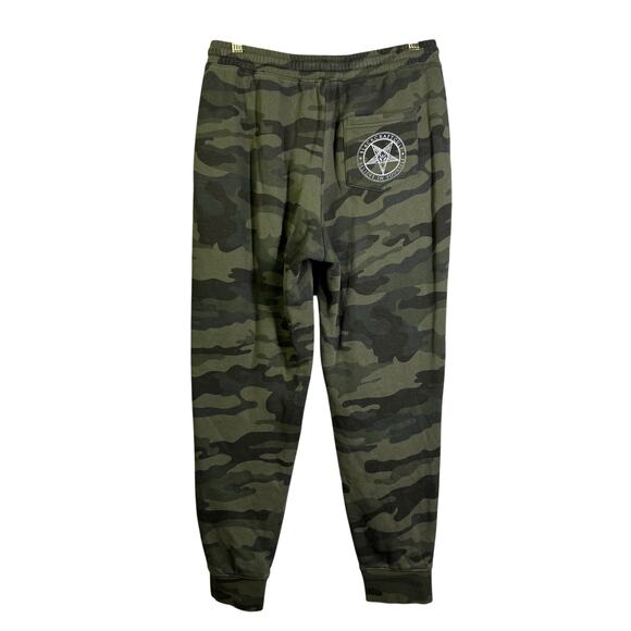 BLACK CRAFT CULT Unholy Joggers Sweatpants SM Camo Slim Fit Tapered Ankle Unisex - Picture 2 of 11